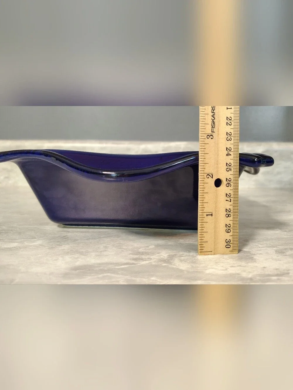 Cobalt Blue Ceramic Baking Dish